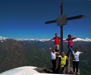 52 la bella croce con panorama sulla valle...